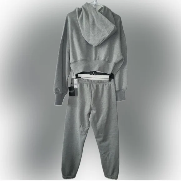 PLAYBOY Gray Lounge Set with Iconic Logo - Picture 2 of 3